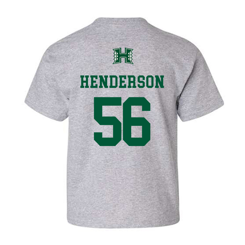Hawaii - NCAA Football : Boogie Henderson - Classic Shersey Youth T-Shirt-1