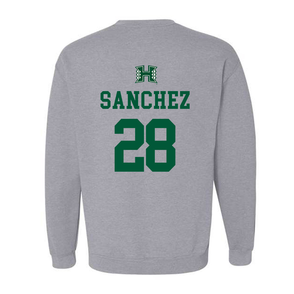 Hawaii - NCAA Baseball : Kamaehu Sanchez - Classic Shersey Crewneck Sweatshirt-1