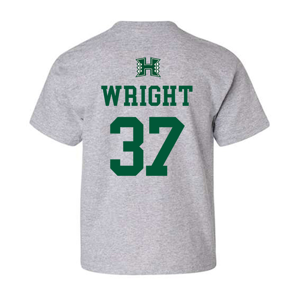 Hawaii - NCAA Baseball : Gabe Wright - Classic Shersey Youth T-Shirt-1