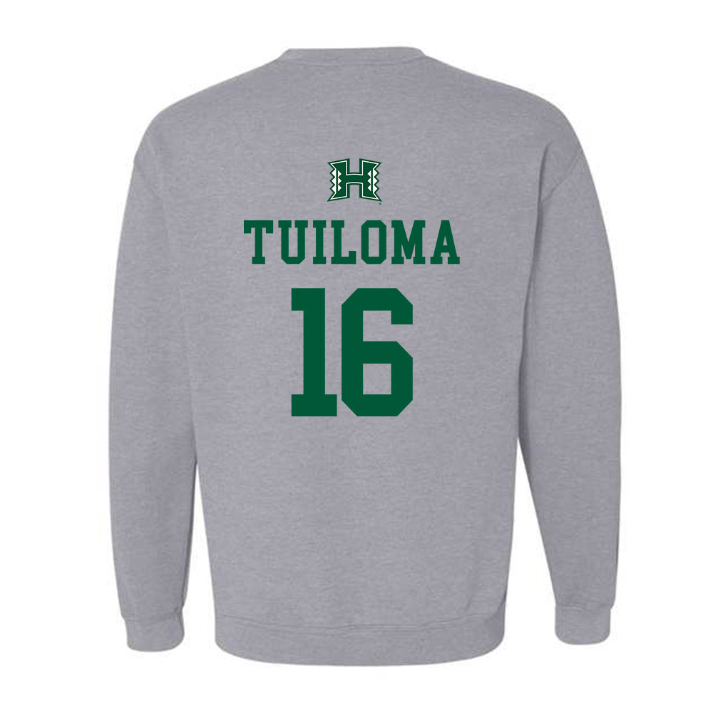 Hawaii - NCAA Softball : Kayara Tuiloma - Classic Shersey Crewneck Sweatshirt-1
