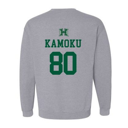 Hawaii - NCAA Football : Blaze Kamoku - Classic Shersey Crewneck Sweatshirt-1