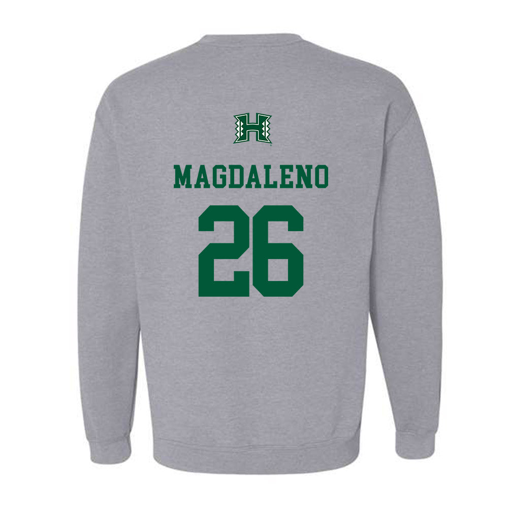 Hawaii - NCAA Baseball : Isaiah Magdaleno - Classic Shersey Crewneck Sweatshirt-1
