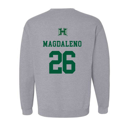 Hawaii - NCAA Baseball : Isaiah Magdaleno - Classic Shersey Crewneck Sweatshirt-1