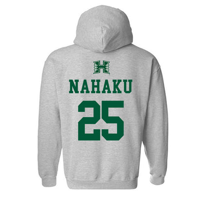 Hawaii - NCAA Baseball : Kamana Nahaku - Classic Shersey Hooded Sweatshirt-1
