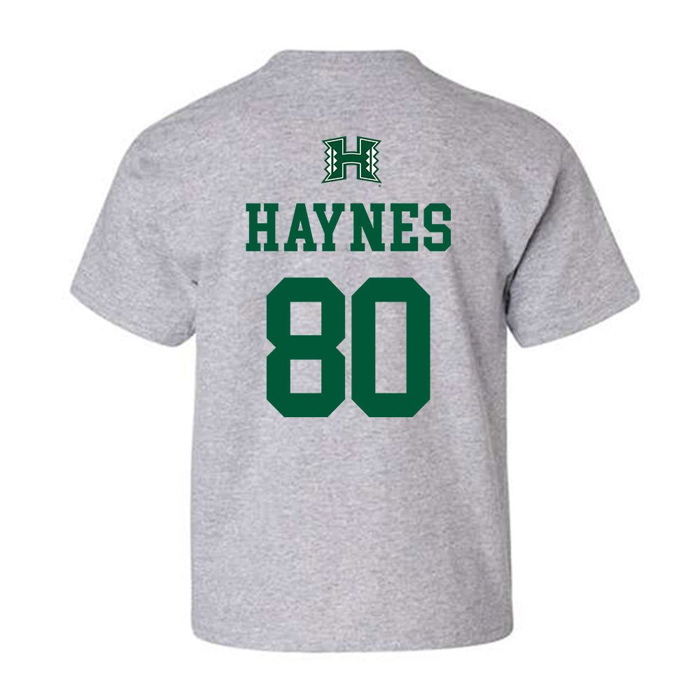 Hawaii - NCAA Football : Robert Haynes - Classic Shersey Youth T-Shirt-1