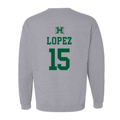 Hawaii - NCAA Women's Volleyball : Leilani Lopez - Classic Shersey Crewneck Sweatshirt-1