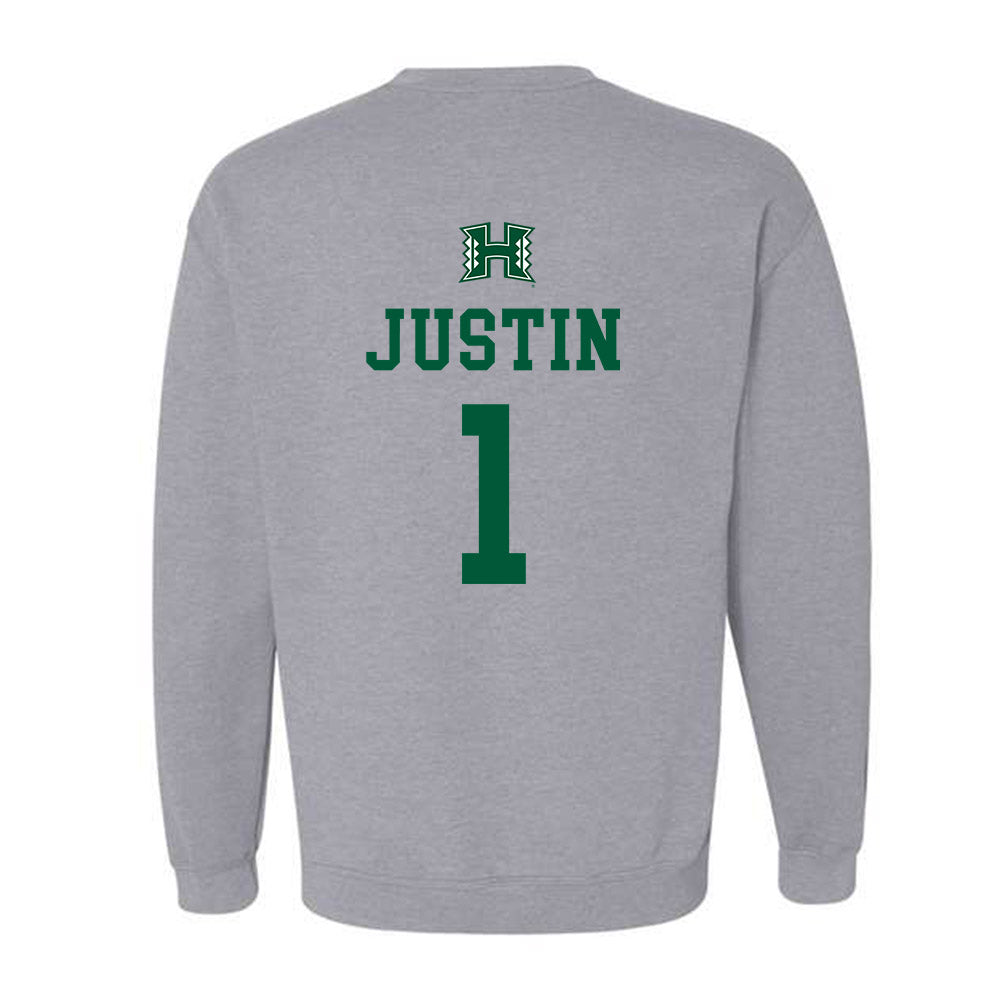 Hawaii - NCAA Women's Soccer : Kennedy Justin - Classic Shersey Crewneck Sweatshirt-1