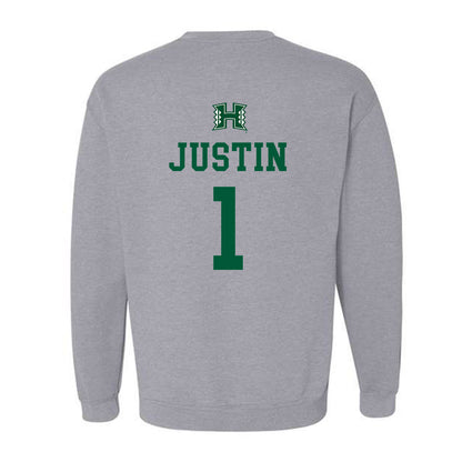 Hawaii - NCAA Women's Soccer : Kennedy Justin - Classic Shersey Crewneck Sweatshirt-1