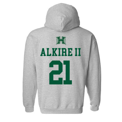 Hawaii - NCAA Baseball : John Alkire II - Classic Shersey Hooded Sweatshirt-1