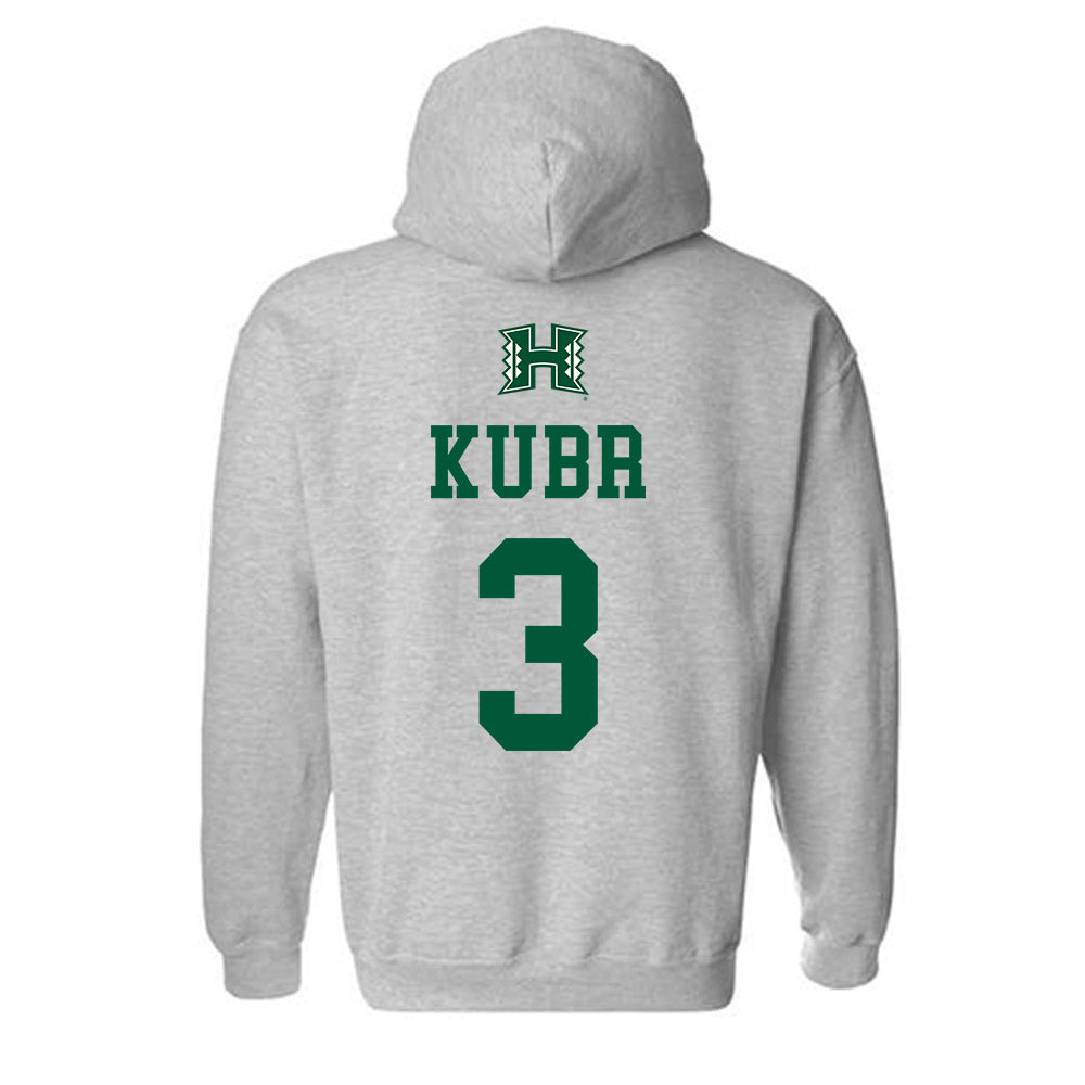 Hawaii - NCAA Men's Volleyball : Vladimir Kubr - Classic Shersey Hooded Sweatshirt-1
