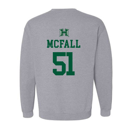Hawaii - NCAA Football : Eric Mcfall - Classic Shersey Crewneck Sweatshirt-1