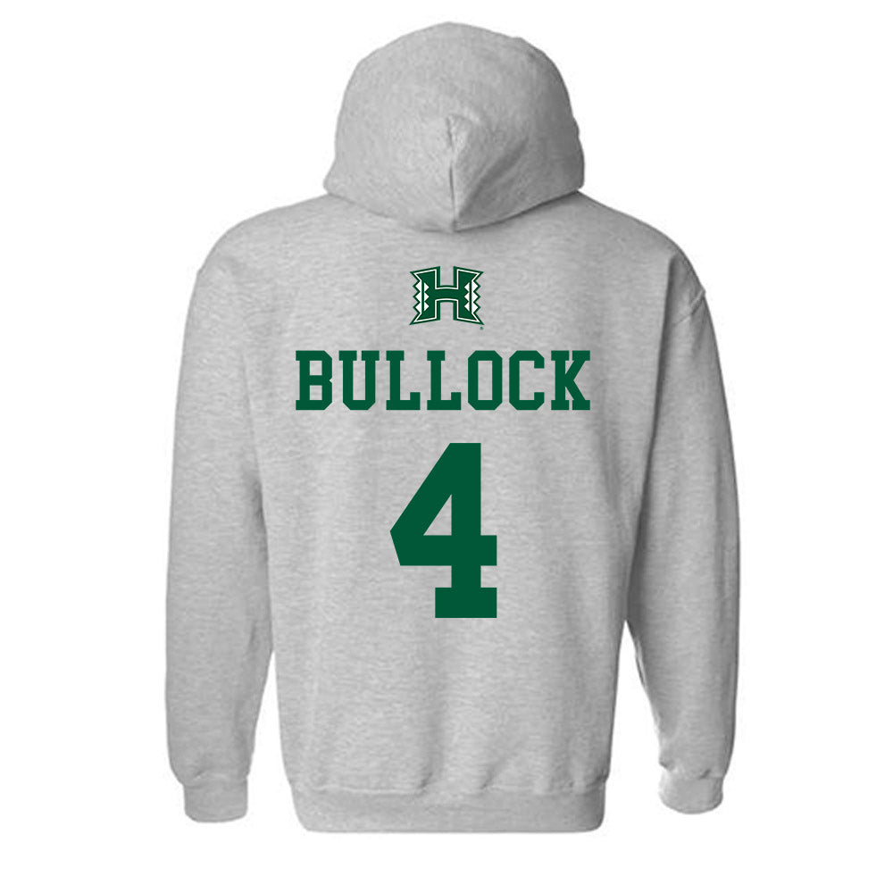 Hawaii - NCAA Men's Basketball : Dre Bullock - Classic Shersey Hooded Sweatshirt-1