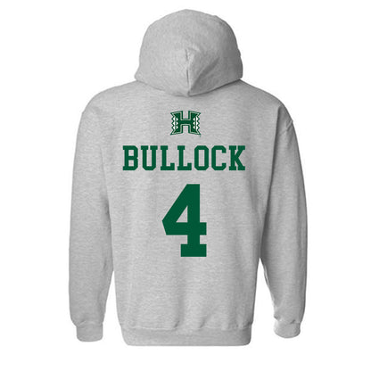 Hawaii - NCAA Men's Basketball : Dre Bullock - Classic Shersey Hooded Sweatshirt-1