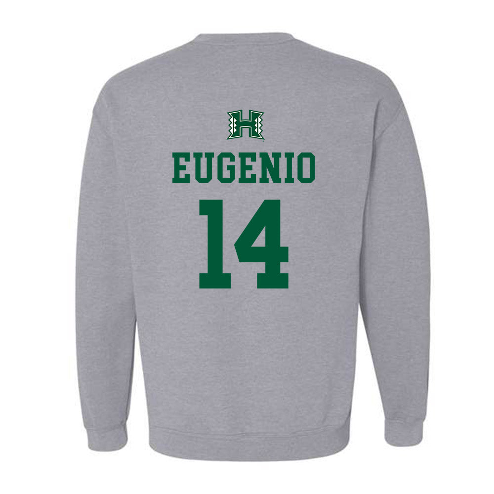 Hawaii - NCAA Football : Maika Eugenio - Classic Shersey Crewneck Sweatshirt-1