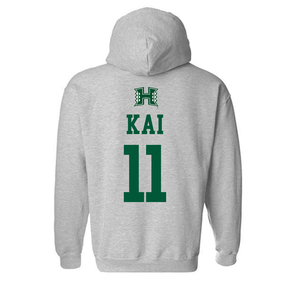 Hawaii - NCAA Softball : Keely Kai - Classic Shersey Hooded Sweatshirt-1