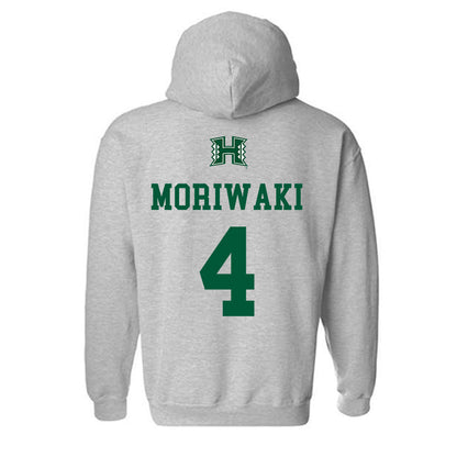 Hawaii - NCAA Women's Volleyball : Kahea Moriwaki - Classic Shersey Hooded Sweatshirt-1