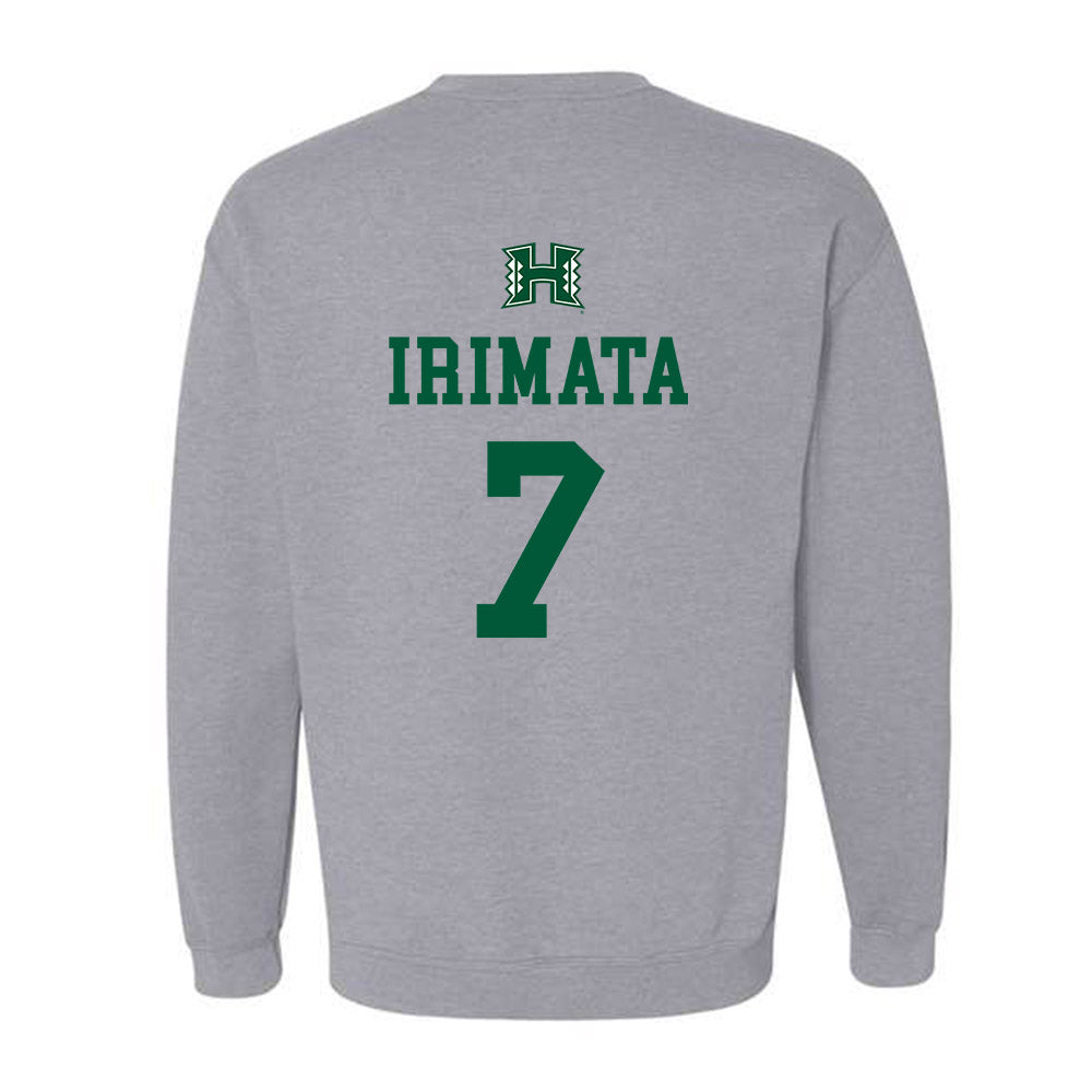 Hawaii - NCAA Softball : Taryn Irimata - Classic Shersey Crewneck Sweatshirt-1