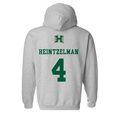 Hawaii - NCAA Beach Volleyball : Emily Heintzelman - Classic Shersey Hooded Sweatshirt-1