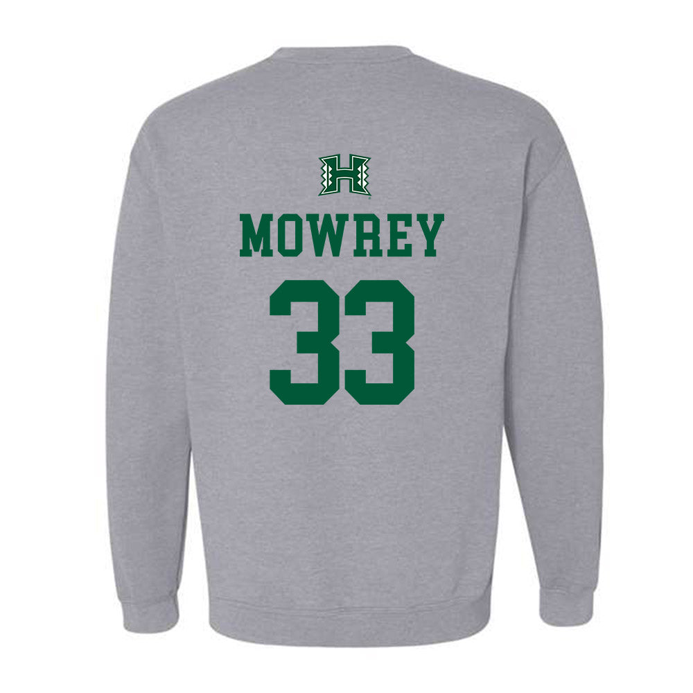 Hawaii - NCAA Football : Jack Mowrey - Classic Shersey Crewneck Sweatshirt-1