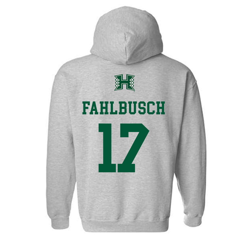 Hawaii - NCAA Men's Volleyball : Thatcher Fahlbusch - Classic Shersey Hooded Sweatshirt-1