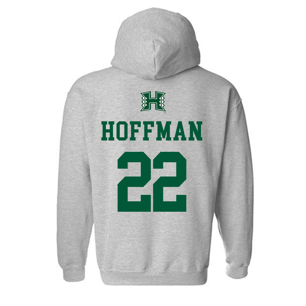 Hawaii - NCAA Baseball : Christian Hoffman - Classic Shersey Hooded Sweatshirt-1