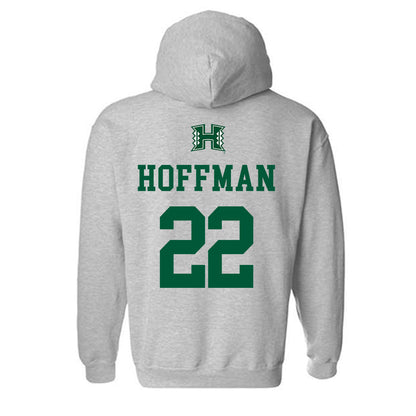 Hawaii - NCAA Baseball : Christian Hoffman - Classic Shersey Hooded Sweatshirt-1