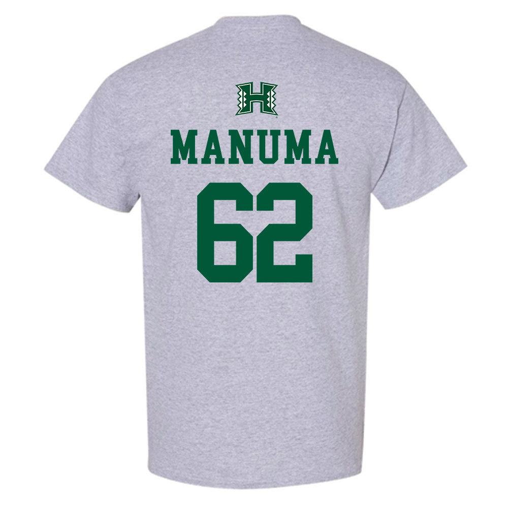 Hawaii - NCAA Football : Lautaimi Manuma - Classic Shersey T-Shirt-1