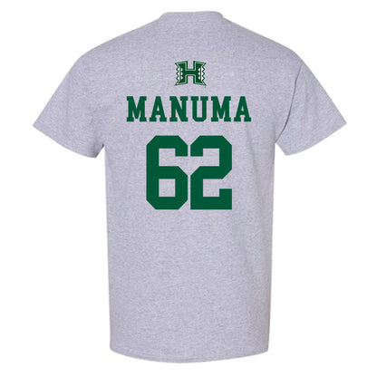 Hawaii - NCAA Football : Lautaimi Manuma - Classic Shersey T-Shirt-1