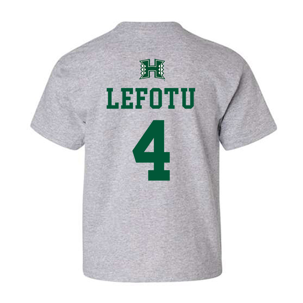 Hawaii - NCAA Women's Basketball : Jovi Lefotu - Classic Shersey Youth T-Shirt-1