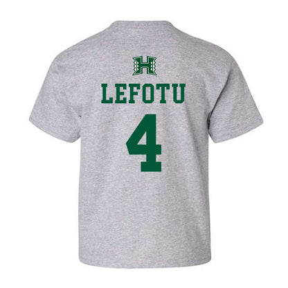 Hawaii - NCAA Women's Basketball : Jovi Lefotu - Classic Shersey Youth T-Shirt-1