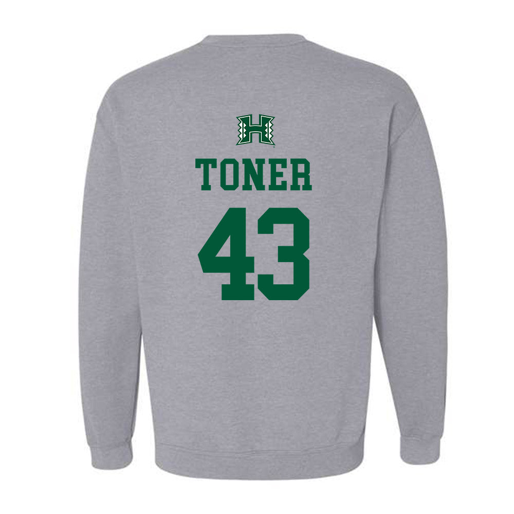 Hawaii - NCAA Baseball : Bryson Toner - Classic Shersey Crewneck Sweatshirt-1