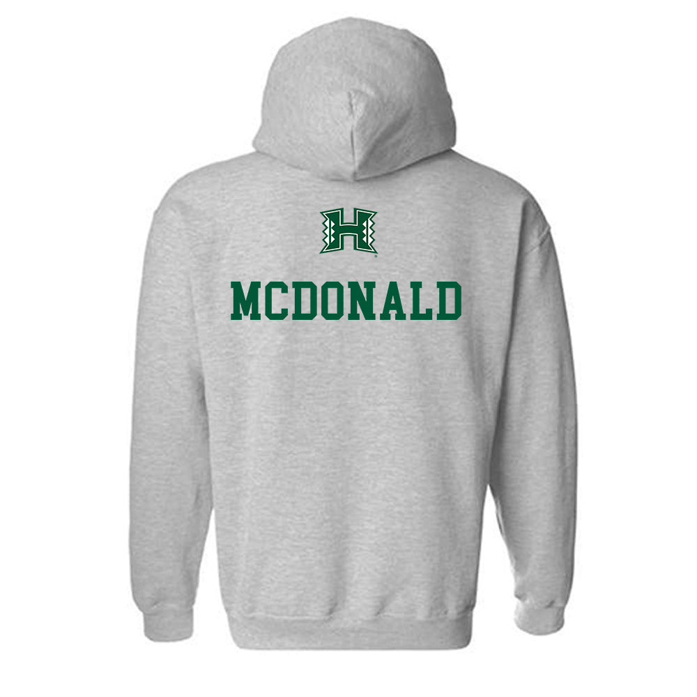 Hawaii - NCAA Women's Track & Field : Clara McDonald - Classic Shersey Hooded Sweatshirt-1