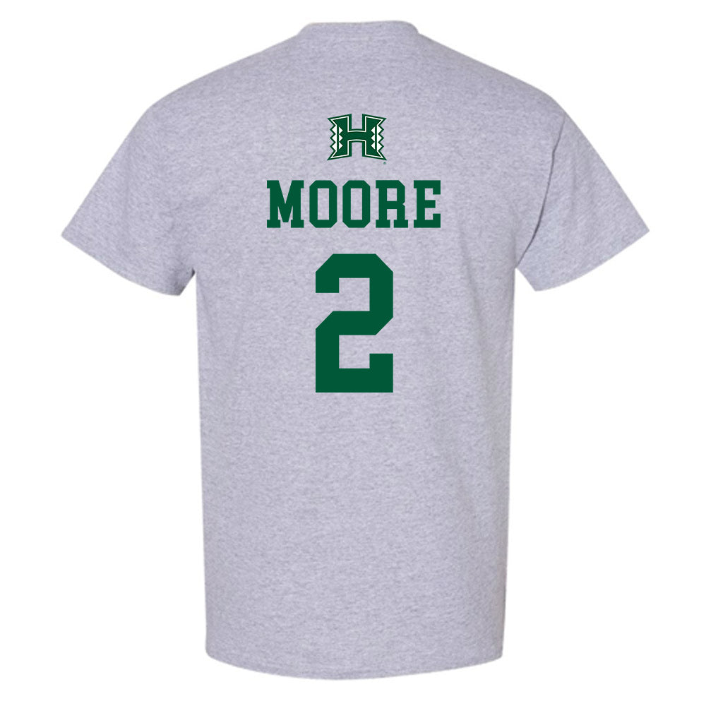 Hawaii - NCAA Football : Kona Moore - Classic Shersey T-Shirt-1