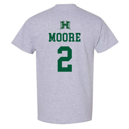 Hawaii - NCAA Football : Kona Moore - Classic Shersey T-Shirt-1