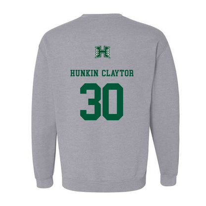 Hawaii - NCAA Men's Basketball : Aaron Hunkin-Claytor - Classic Shersey Crewneck Sweatshirt-1