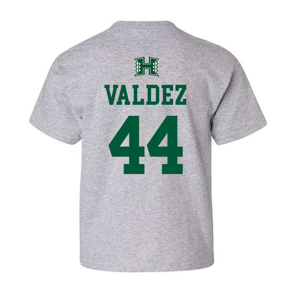 Hawaii - NCAA Baseball : Derek Valdez - Classic Shersey Youth T-Shirt-1
