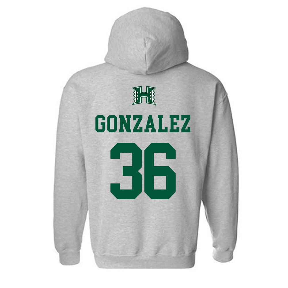 Hawaii - NCAA Baseball : Sebastian Gonzalez - Classic Shersey Hooded Sweatshirt-1