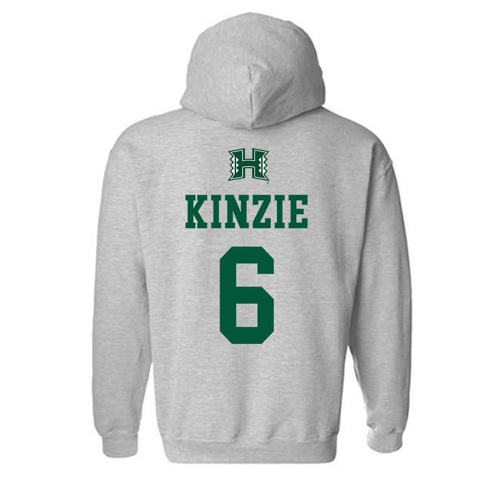 Hawaii - NCAA Baseball : Kedren Kinzie - Classic Shersey Hooded Sweatshirt-1