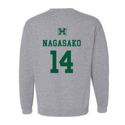 Hawaii - NCAA Softball : Bailey Nagasako - Classic Shersey Crewneck Sweatshirt-1