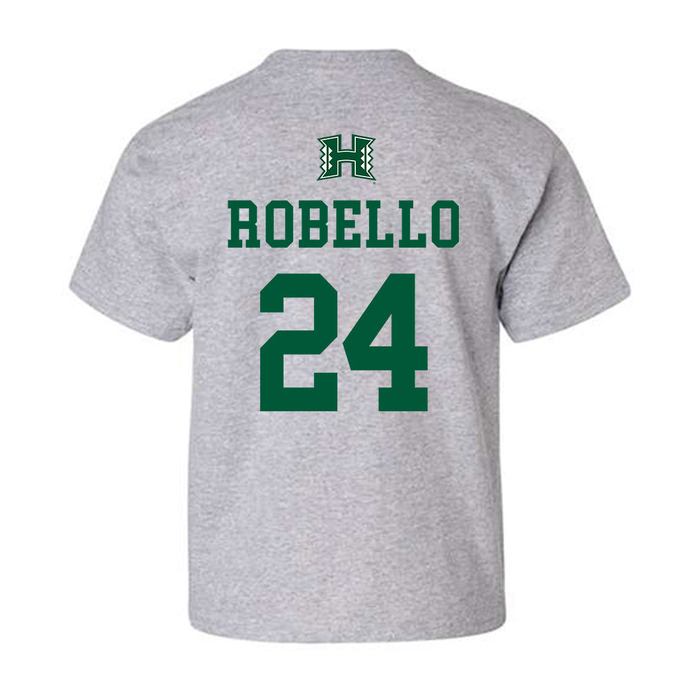 Hawaii - NCAA Baseball : Hekili Robello - Classic Shersey Youth T-Shirt-1