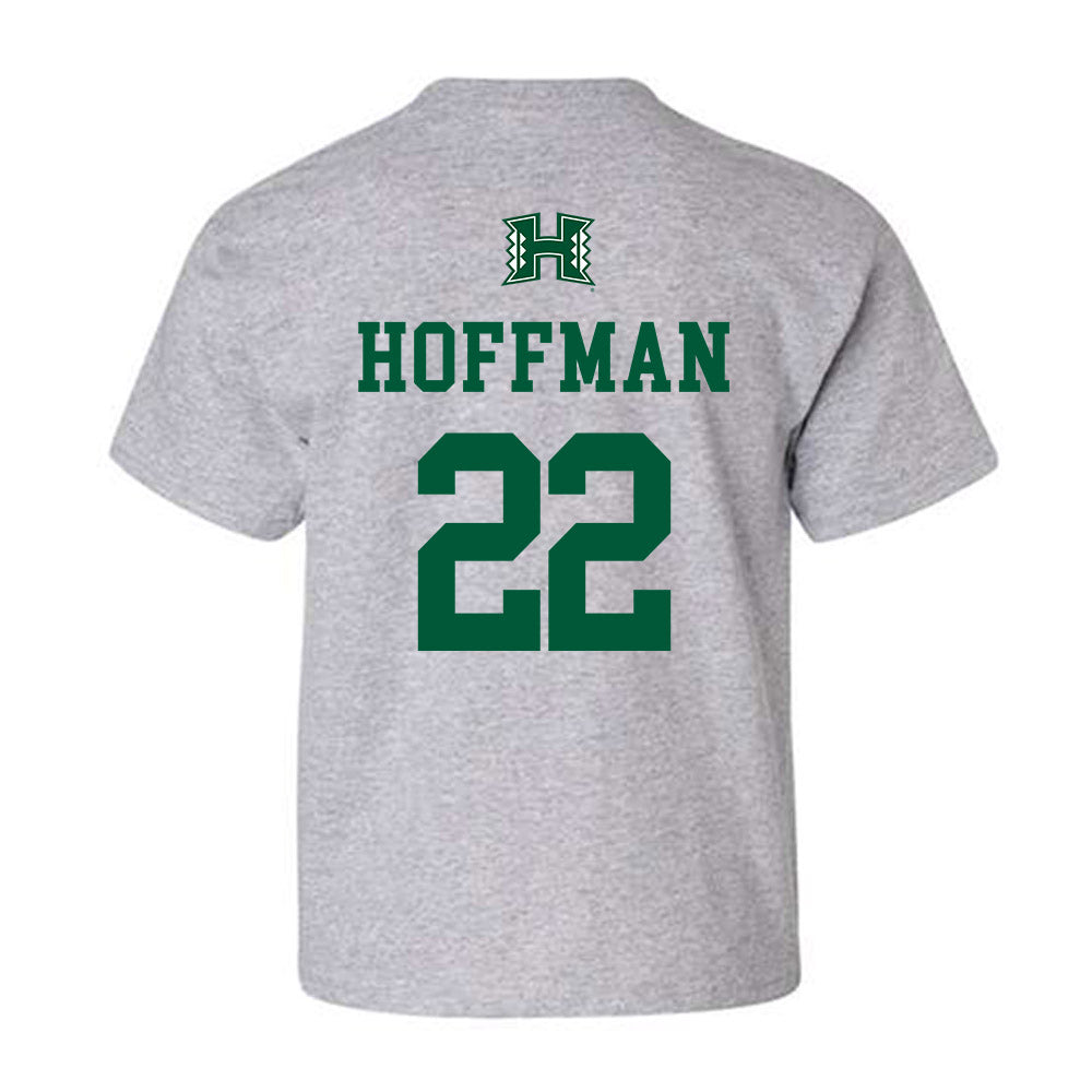 Hawaii - NCAA Baseball : Christian Hoffman - Classic Shersey Youth T-Shirt-1