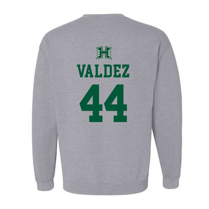 Hawaii - NCAA Baseball : Derek Valdez - Classic Shersey Crewneck Sweatshirt-1