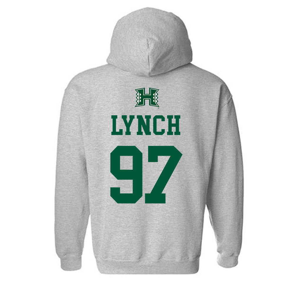 Hawaii - NCAA Football : Jordan Lynch - Classic Shersey Hooded Sweatshirt-1