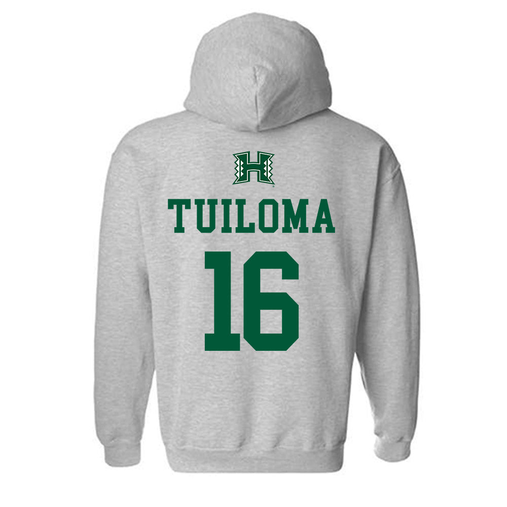 Hawaii - NCAA Softball : Kayara Tuiloma - Classic Shersey Hooded Sweatshirt-1