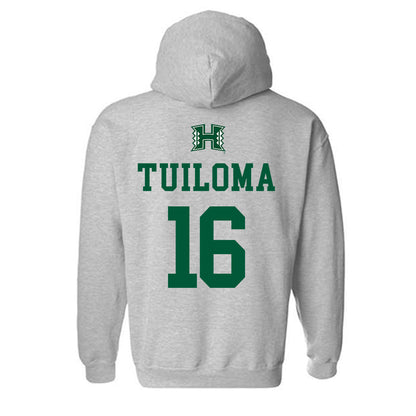 Hawaii - NCAA Softball : Kayara Tuiloma - Classic Shersey Hooded Sweatshirt-1