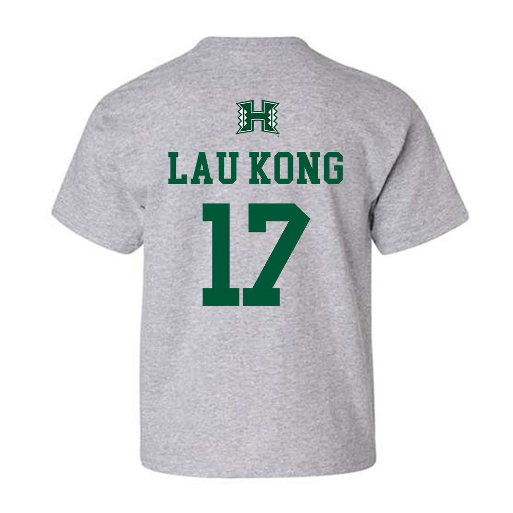 Hawaii - NCAA Baseball : Mana Lau Kong - Classic Shersey Youth T-Shirt-1