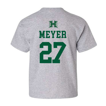 Hawaii - NCAA Football : Makanale'a Meyer - Classic Shersey Youth T-Shirt-1