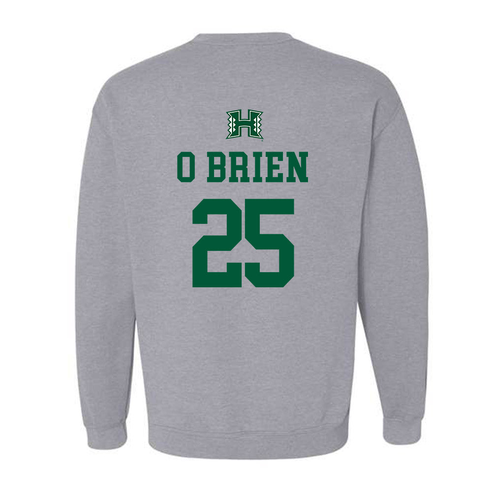 Hawaii - NCAA Baseball : Liam O'Brien - Classic Shersey Crewneck Sweatshirt-1