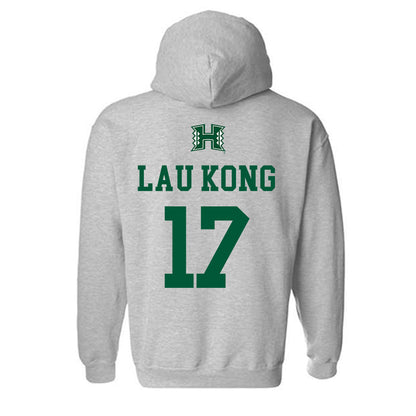 Hawaii - NCAA Baseball : Mana Lau Kong - Classic Shersey Hooded Sweatshirt-1