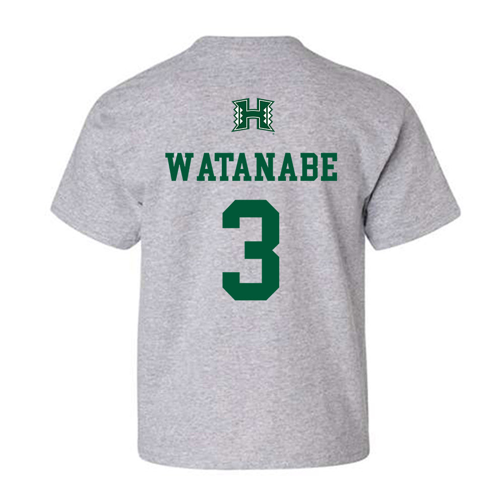 Hawaii - NCAA Baseball : Kody Watanabe - Classic Shersey Youth T-Shirt-1